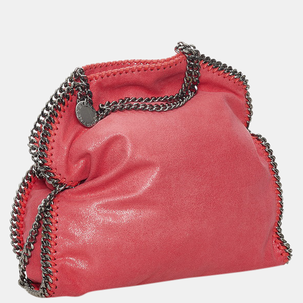 

Stella Mccartney Pink Vegan Leather Falabella Shoulder Bag