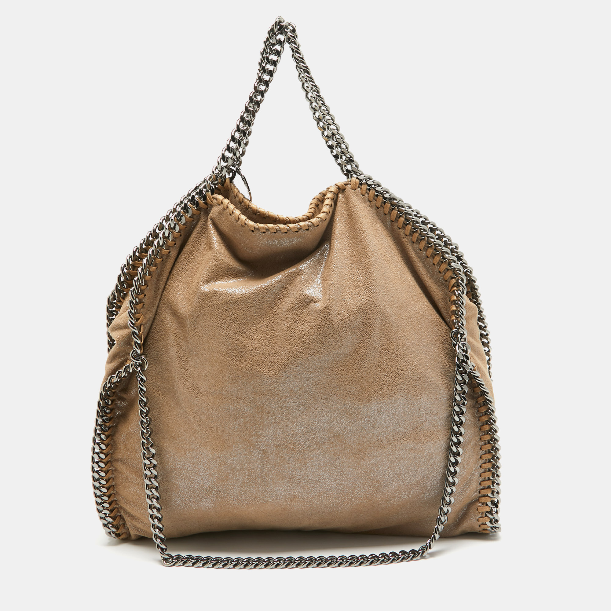 

Stella McCartney Beige Faux Suede  Falabella Tote