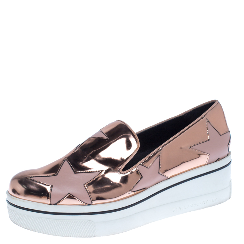 stella mccartney rose gold shoes