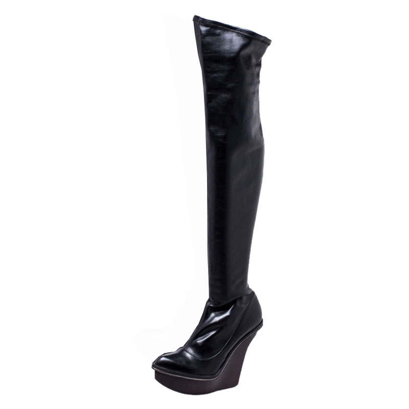 stella mccartney over the knee boots