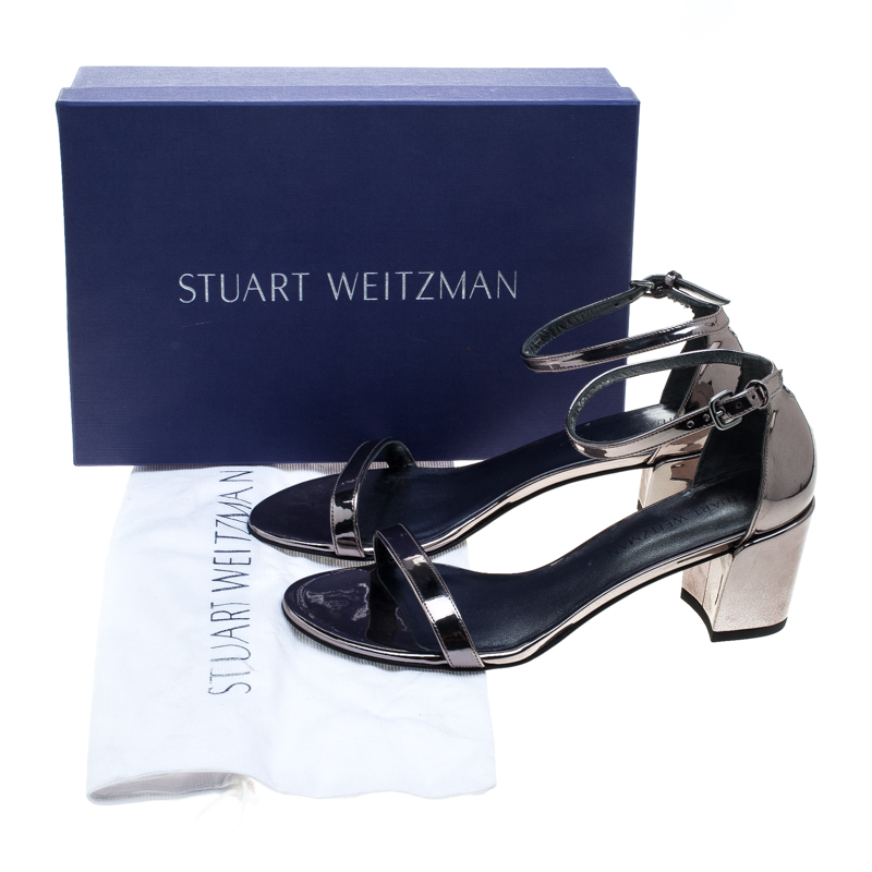 stuart weitzman simple sandal silver