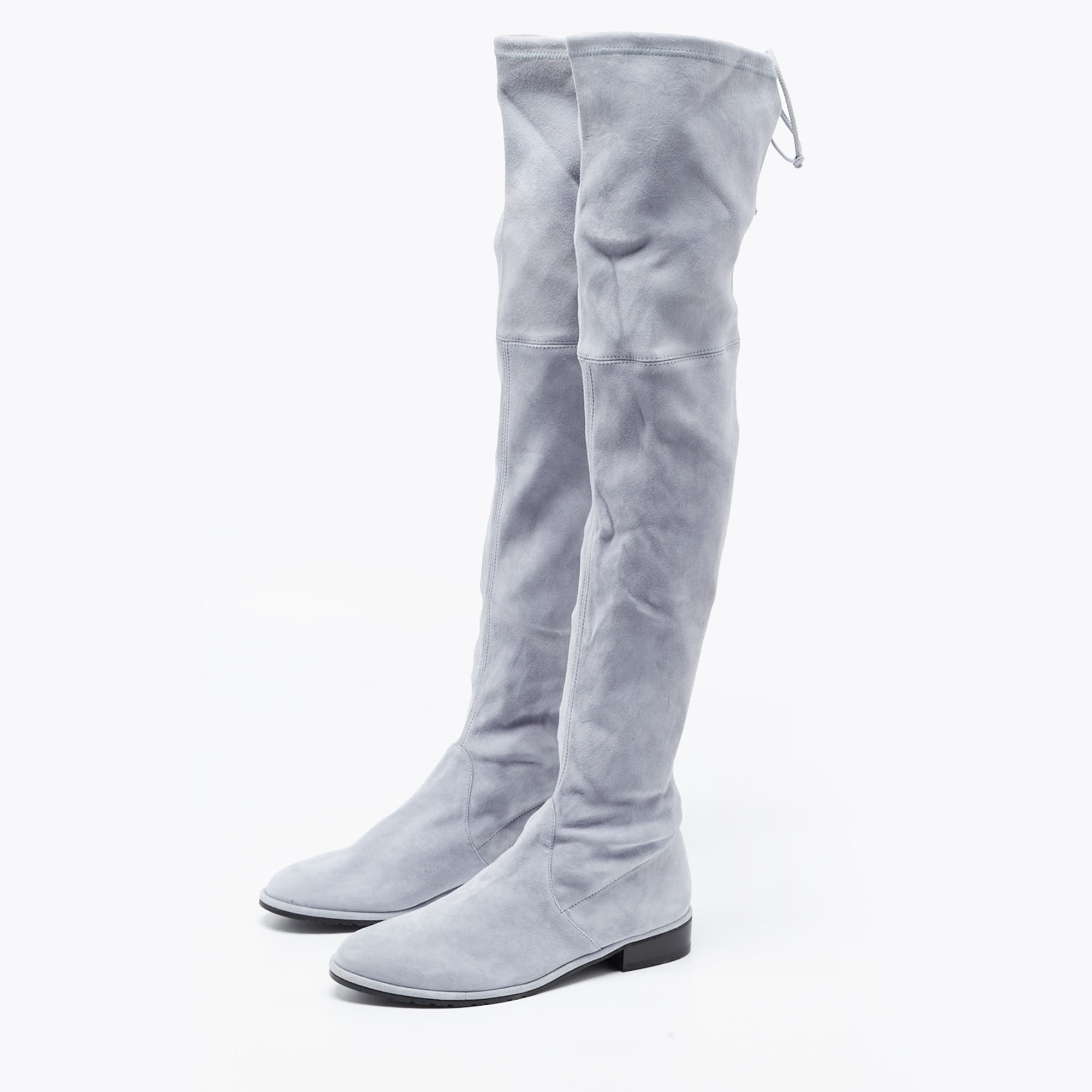 

Stuart Weitzman Blue Suede Knee Length Boots Size