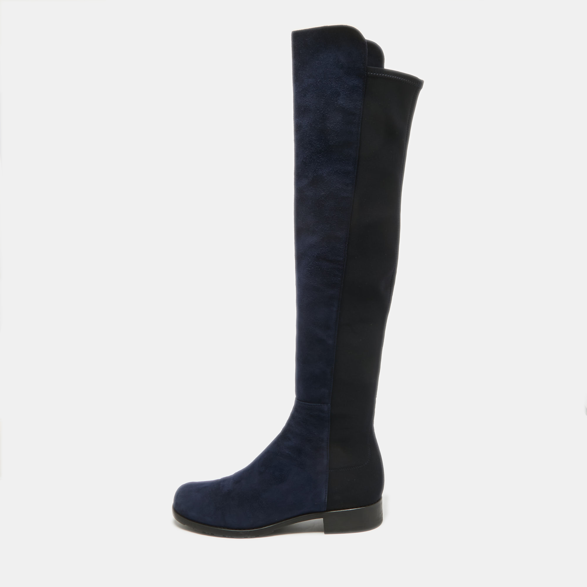 

Stuart Weitzman Navy Blue Suede Knee Length Boots Size 38