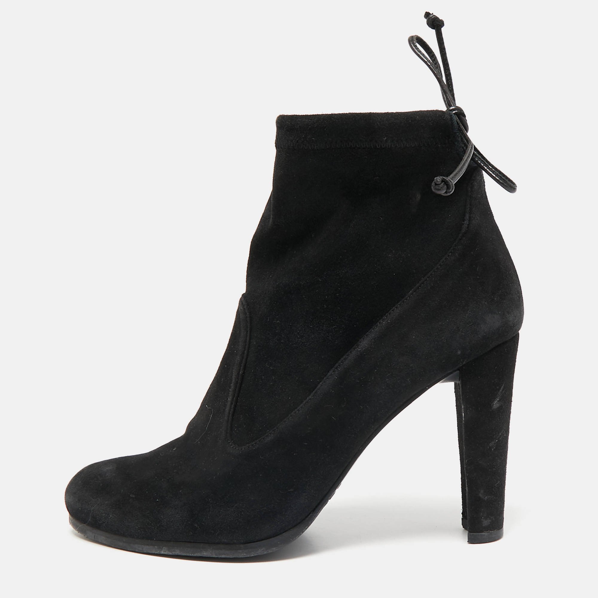 

Stuart Weitzman Black Suede Ankle Boots Size