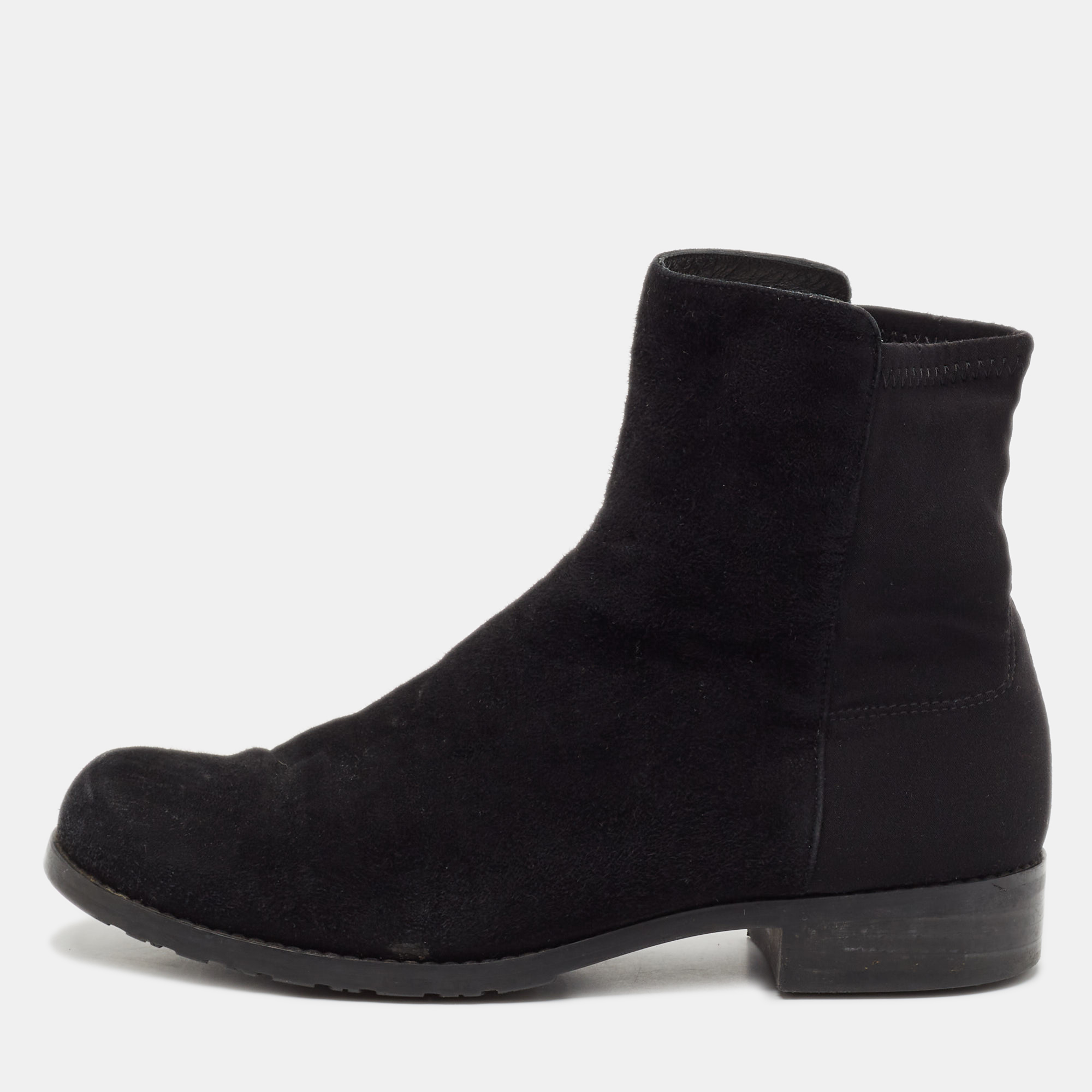 

Stuart Weitzman Black Suede Ankle Boots Size