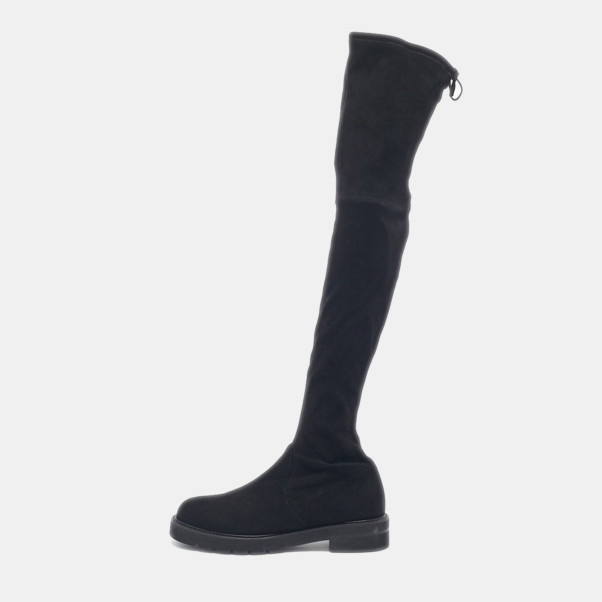 

Stuart Weitzman Black Suede Lowland Over The Knee Boots Size