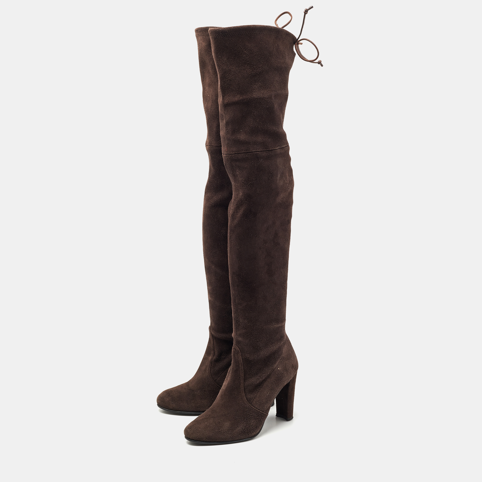 

Stuart Weitzman Brown Suede Knee Length Boots Size