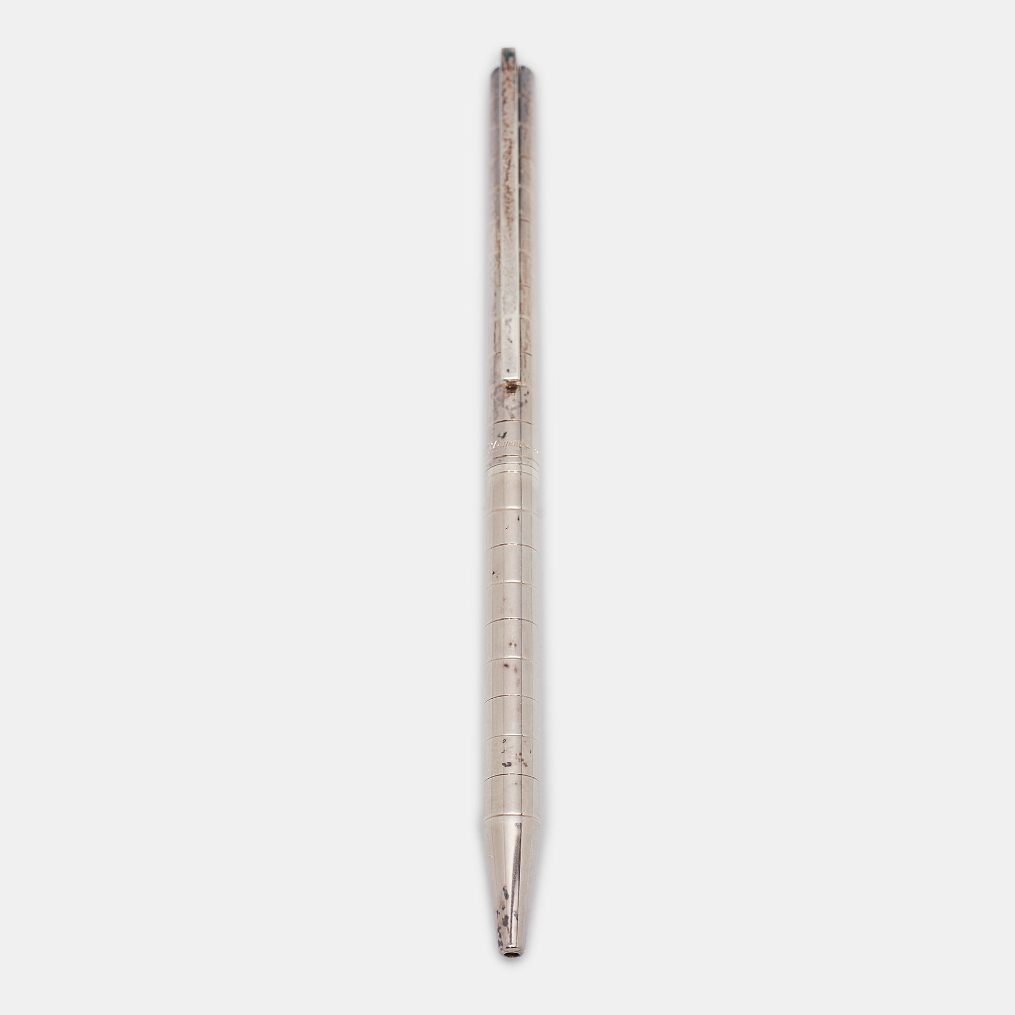 

S.T. Dupont Silver Tone Ballpoint Pen