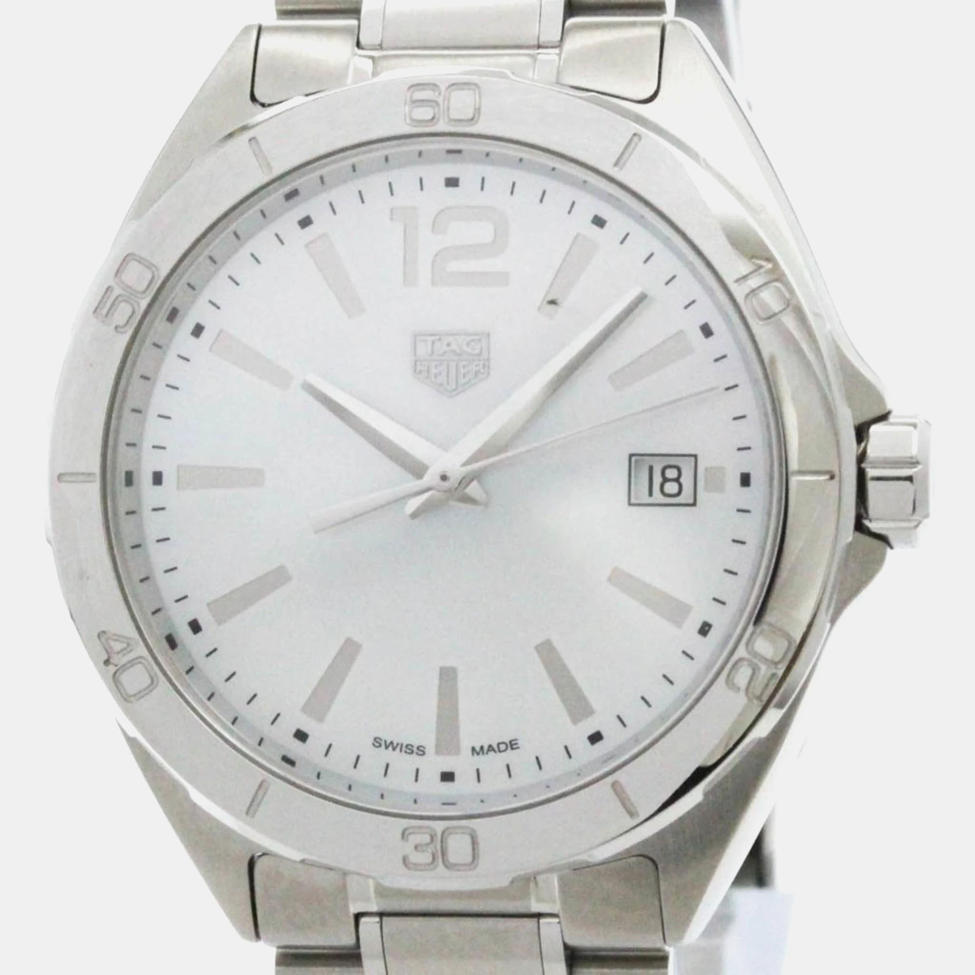 

Tag Heuer White Shell Stainless Steel Formula 1 Quartz Women's Wristwatch 35 mm