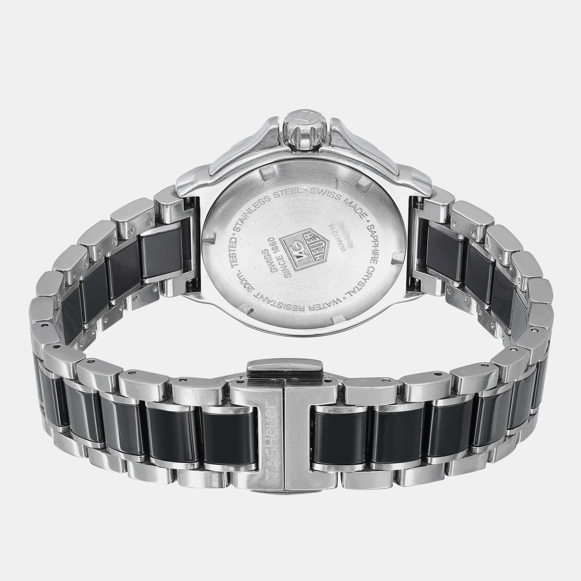 Tag Heuer Black Steel Ceramic Formula 1 WAH1216.BA0859 Quarts Women`s Wristwatch 36mm 