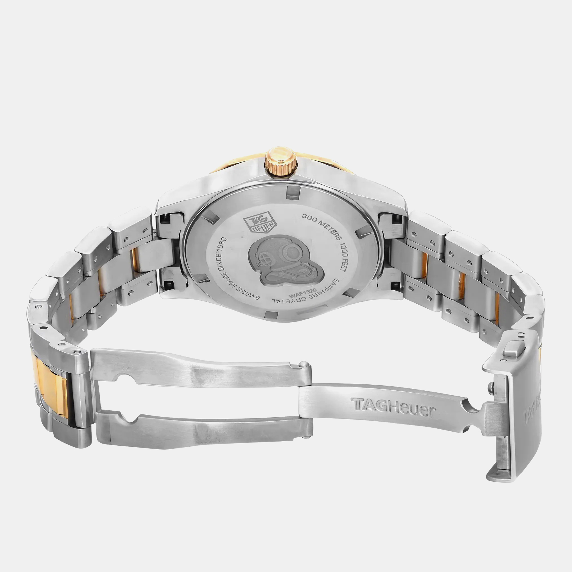 Tag Heuer White Stainless Steel Aquaracer  WAF1320.BB0820 Quarts Women`s Wristwatch 32mm 