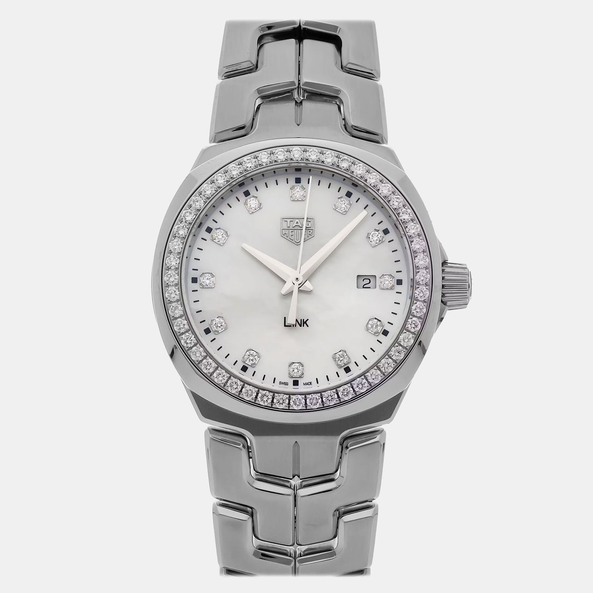 

Pre-Owned Tag Heuer Link Women's Watches 32 mm, White