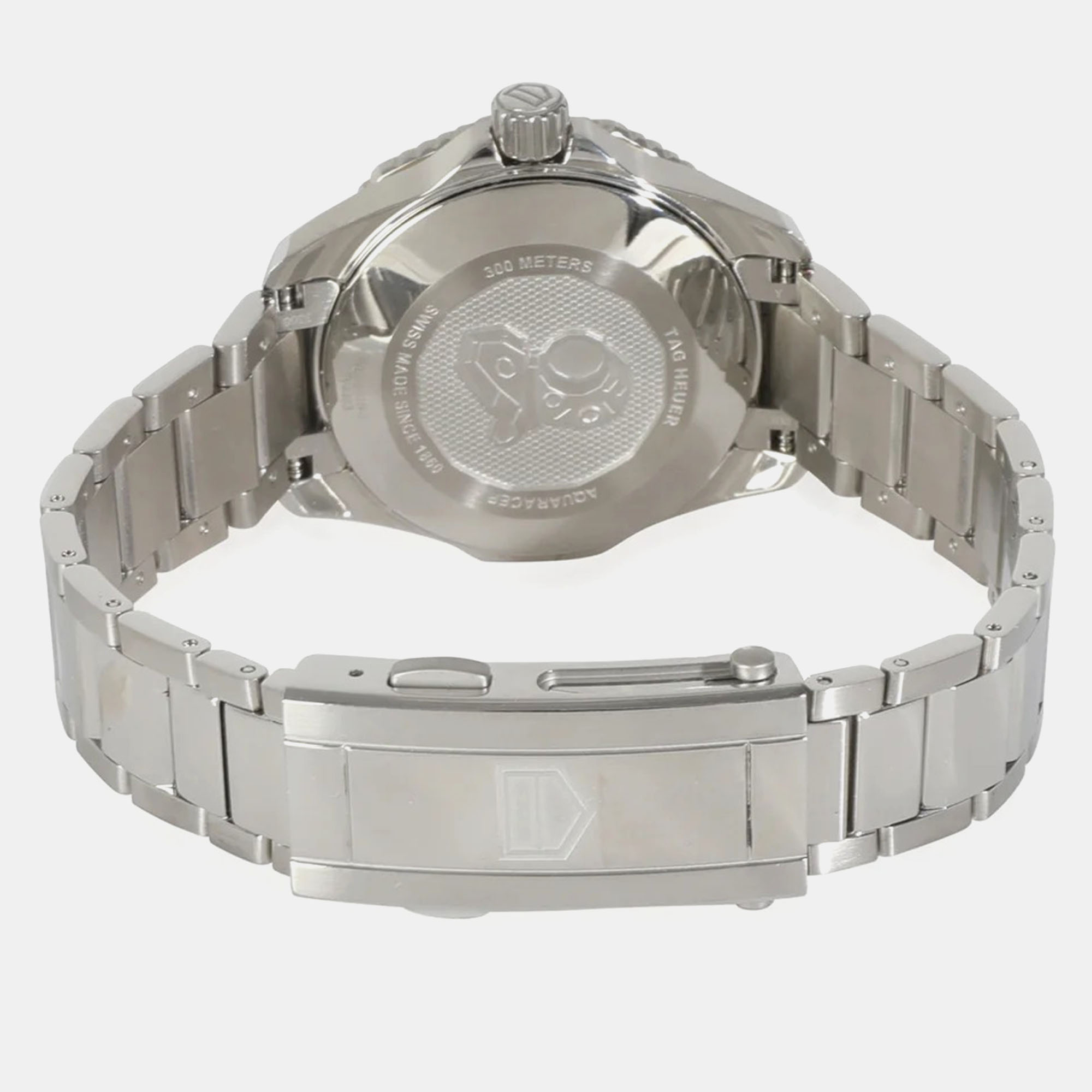 Tag Heuer Blue Stainless Steel Aquaracer Automatic Women`s Wristwatch 36 mm 