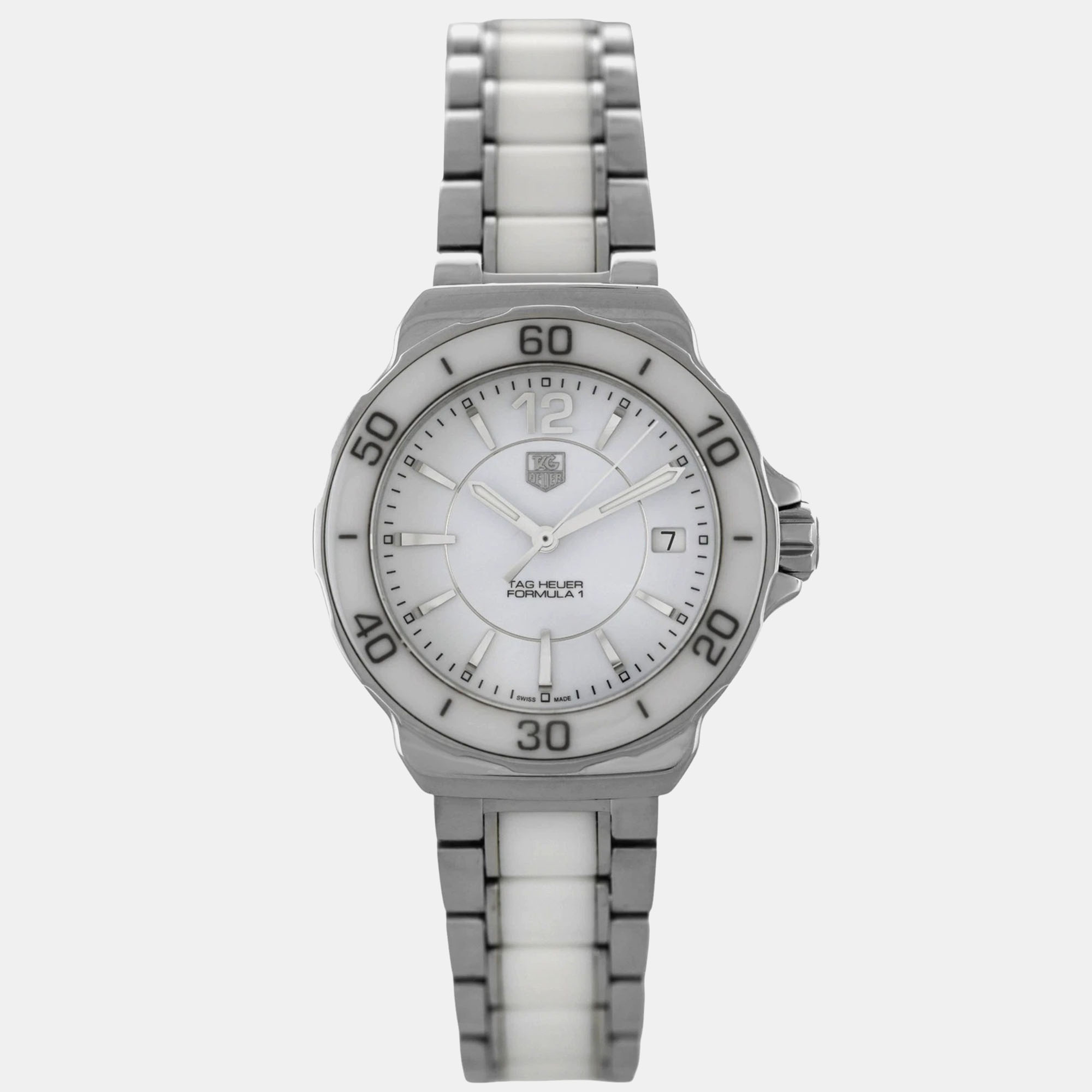 

Tag Heuer White Stainless Steel Ceramic Formula