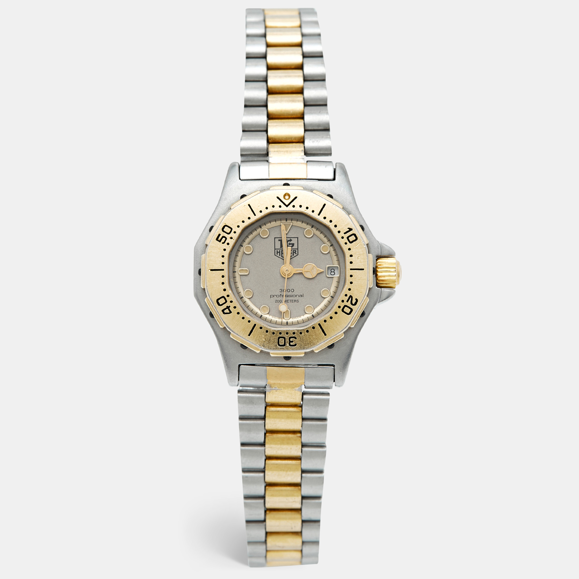 

TAG Heuer Silver Grey Stainless Steel Professional