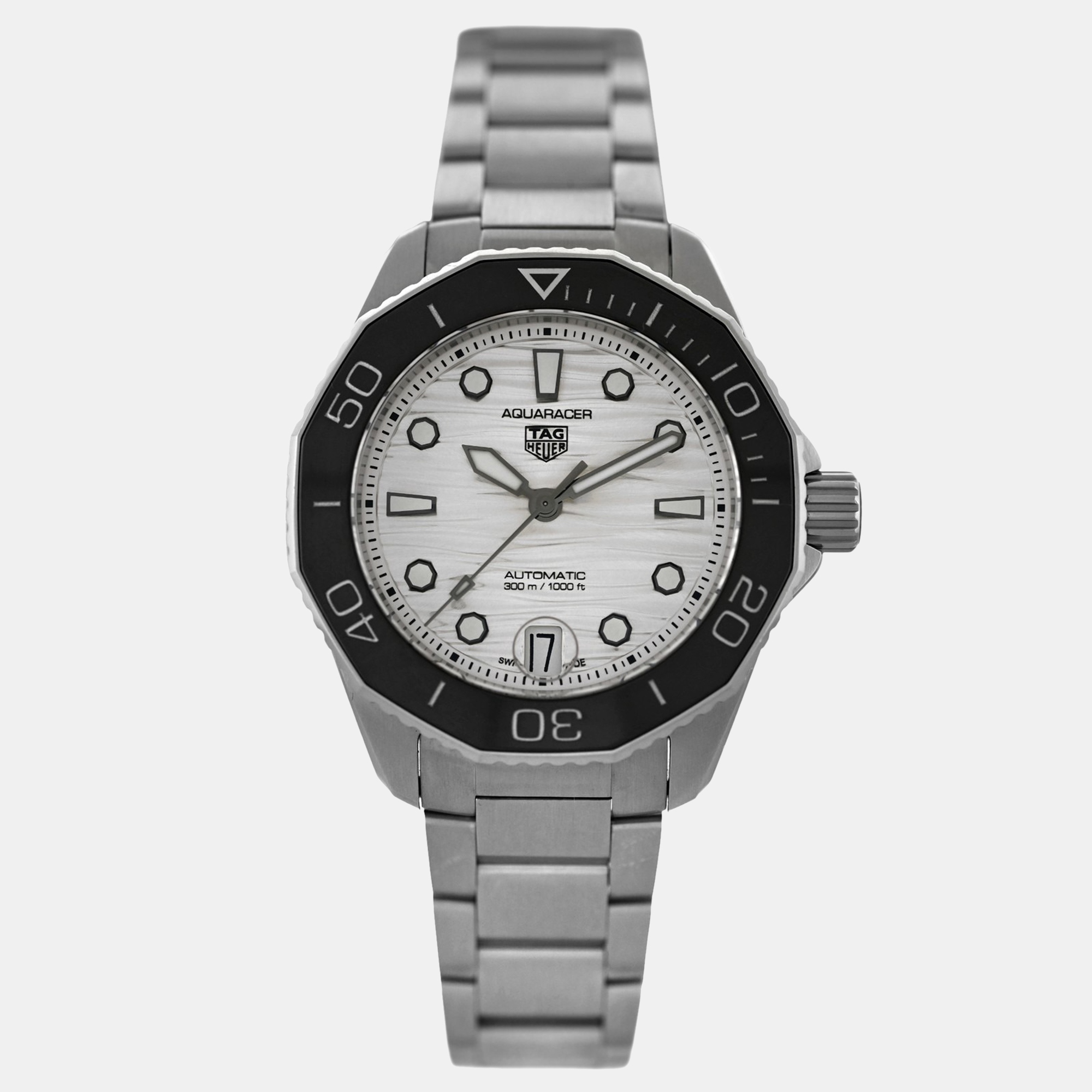 Tag Heuer Aquaracer WBP231C-0 Automatic Silver Stainless Steel Women’s Wristwatch 36 mm