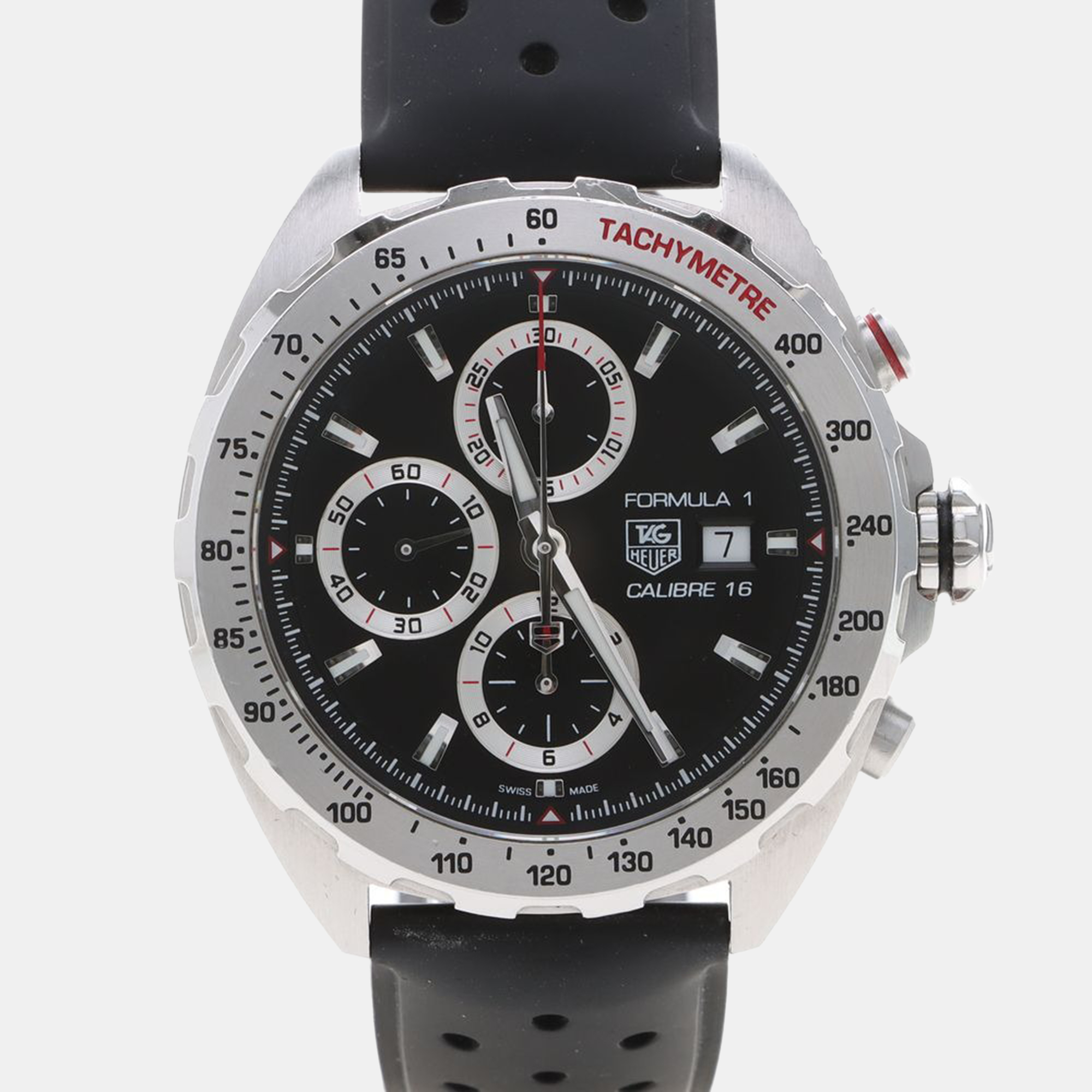 

Tag Heuer Formula 1 Chronograph CAZ2010-0 Automatic Black Stainless Steel Men's Wristwatch