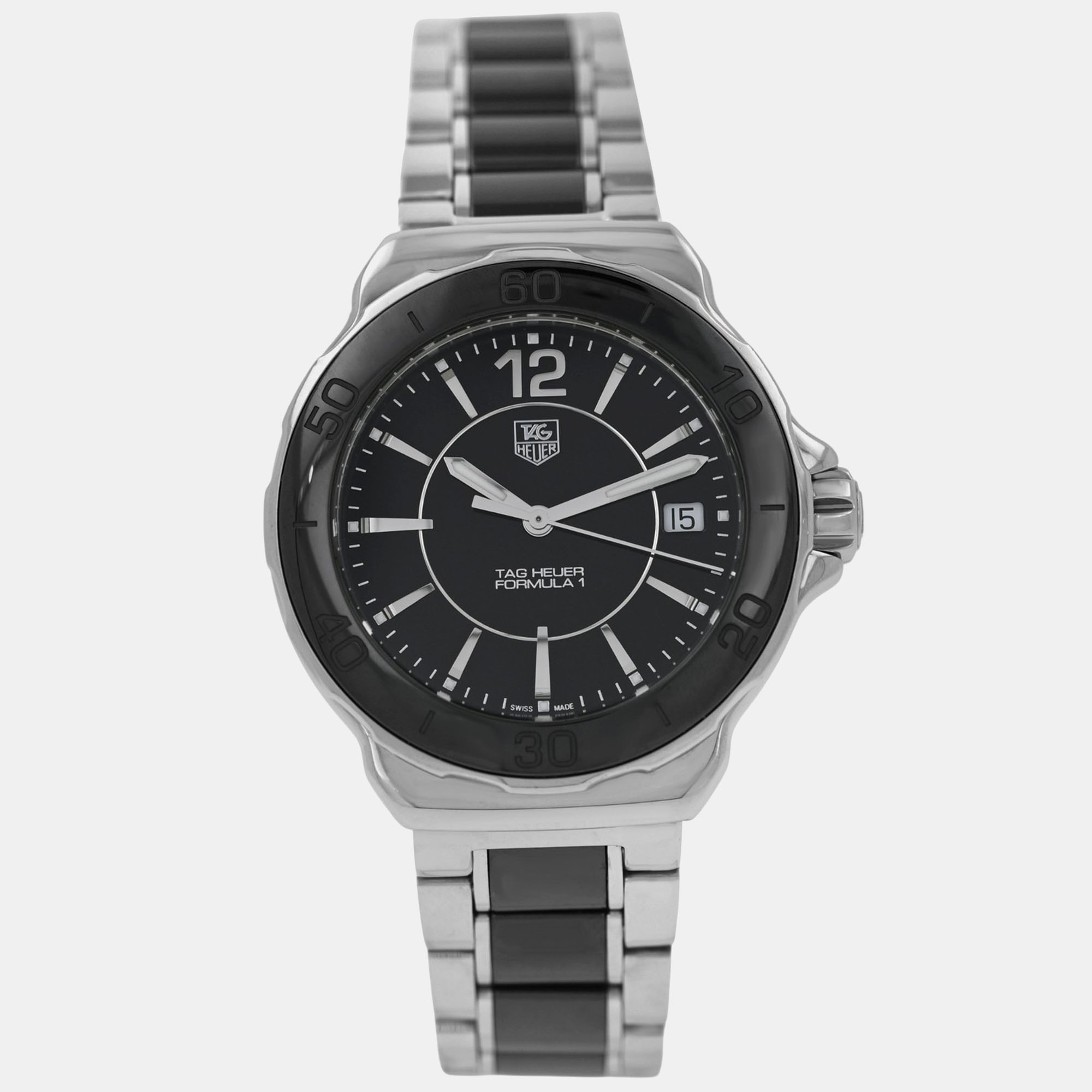 

Tag Heuer Formula 1 WAH1210.BA0859 Quartz Black Ceramic Stainless Steel Women's Wristwatch 34 mm
