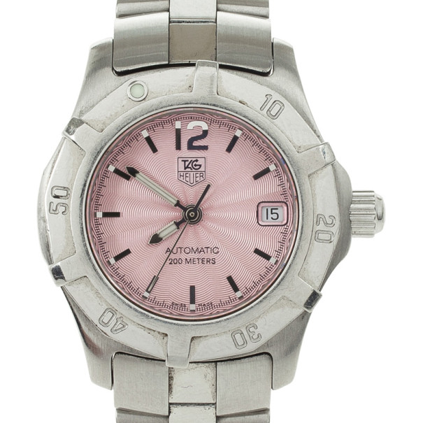 Pre Owned Tag Heuer Aquaracer Stainless Steel Automatic Womens Wristwatch 29 MM