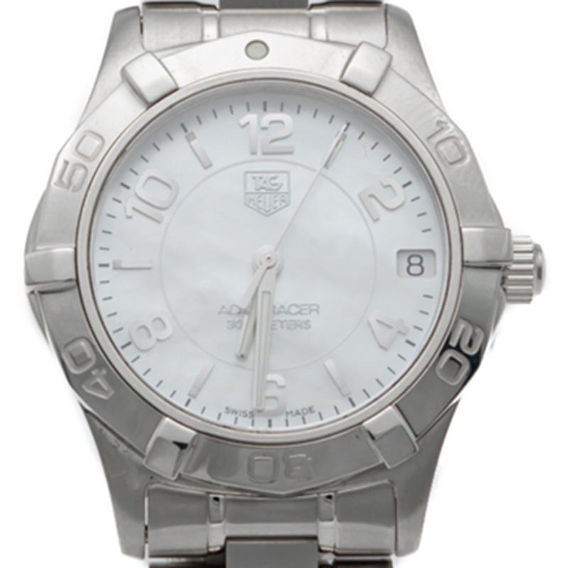 

Tag Heuer White Mother Of Pearl Aquaracer Stainless Steel Women'S Watch
