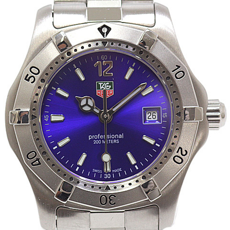 

Tag Heuer Blue Stainless Steel Aqua Racer WK1316-1 Women's Wristwatch