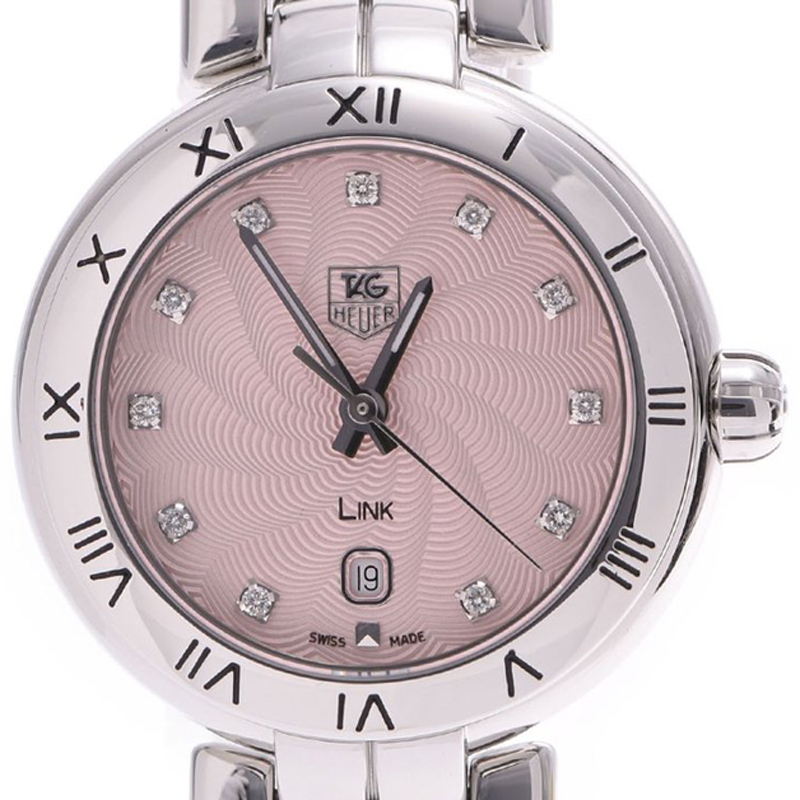 

Tag Heuer Pink Diamond and Stainless Steel WAT1415.BA Women's Wristwatch