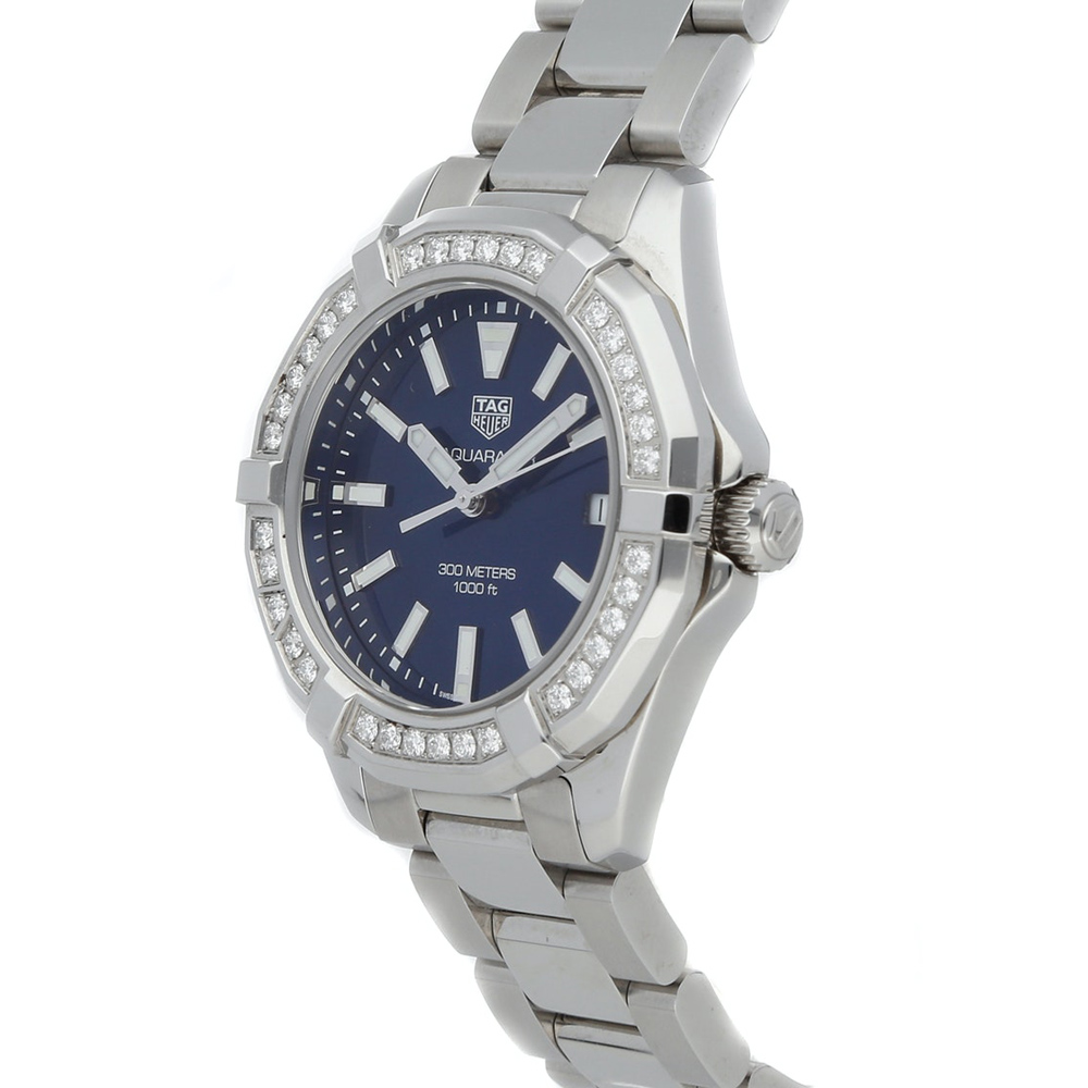 

Tag Heuer Blue Diamonds Stainless Steel Aquaracer WAY131N.BA0748 Women's Wristwatch