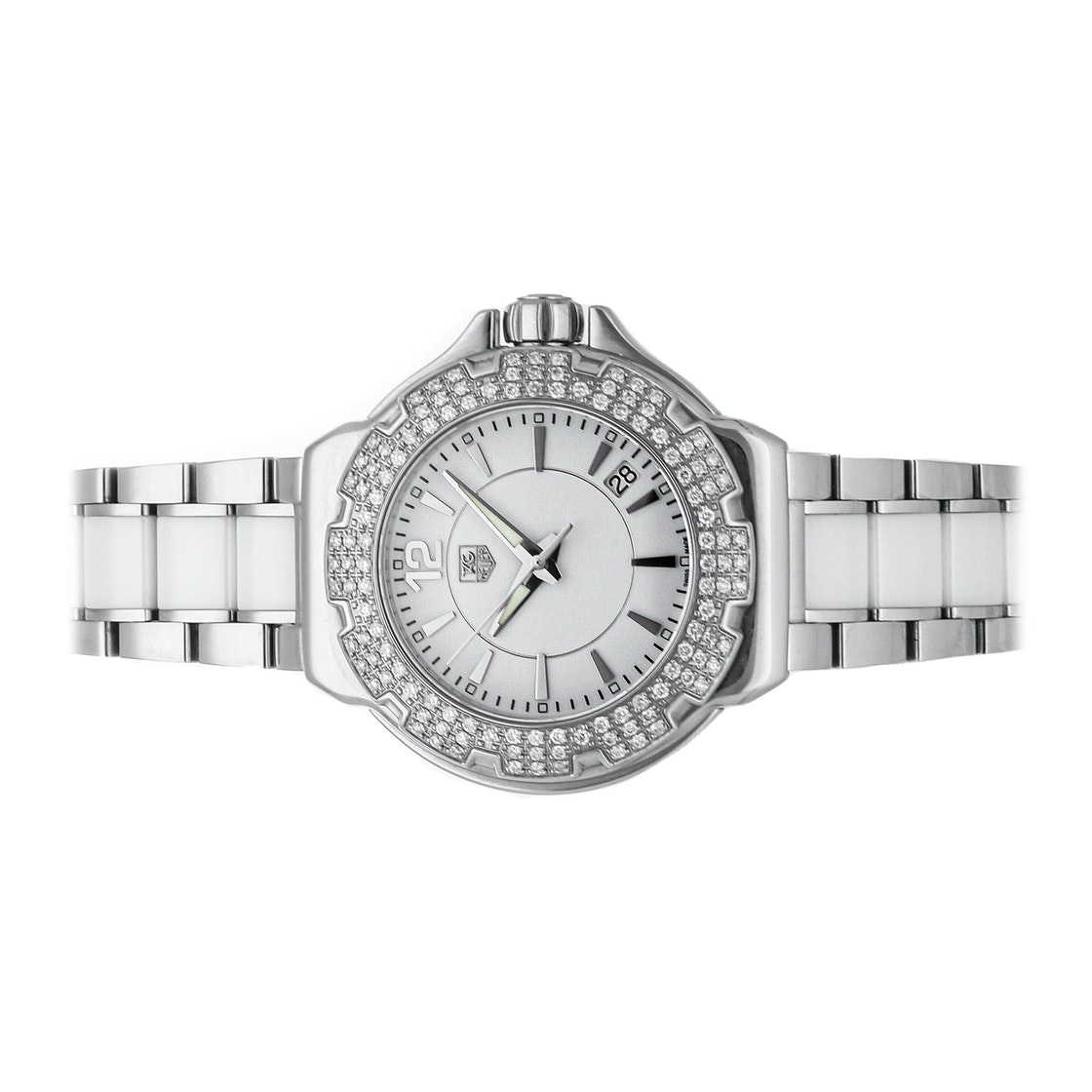 

Tag Heuer White Diamonds Ceramic And Stainless Steel Formula