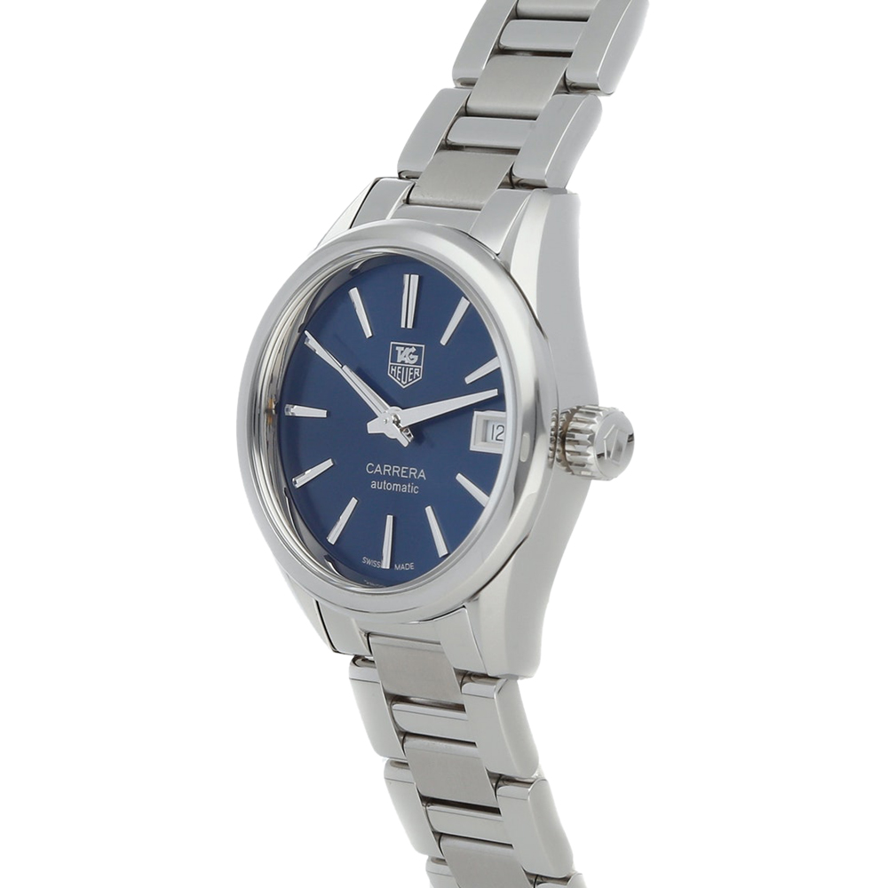 

Tag Heuer Blue Stainless Steel Carrera WAR2419.BA0776 Women's Wristwatch