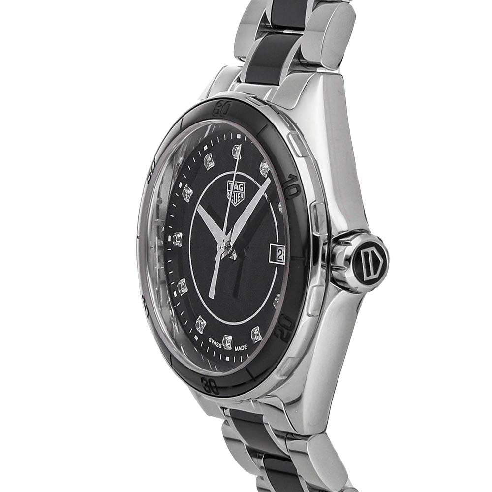 

Tag Heuer Black Dimaonds Stainless Steel Formula