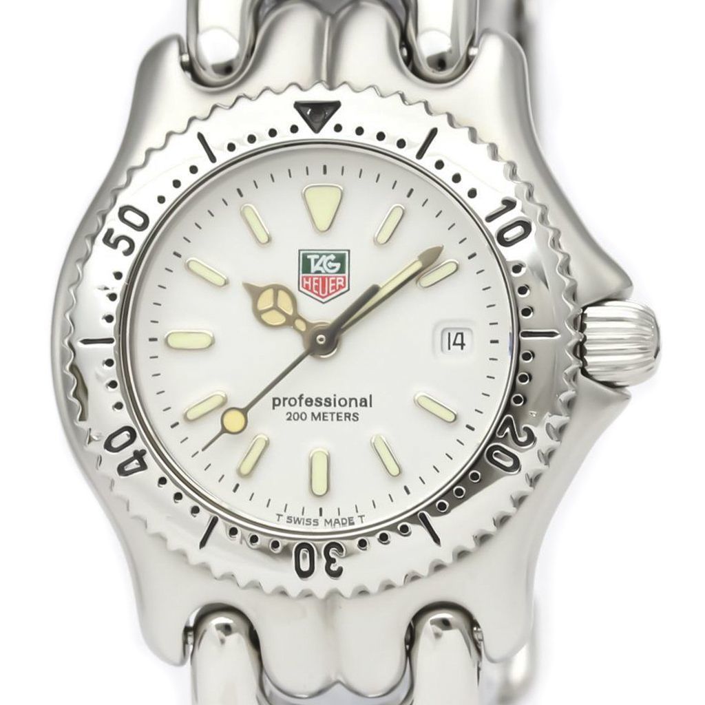 

Tag Heuer White Stainless Steel Sel Professional 200M S99.015 Women's Wristwatch 28 MM