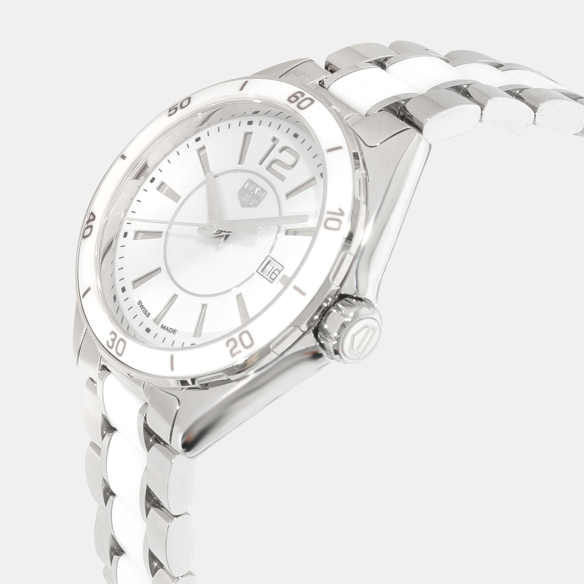 

Tag Heuer White Stainless Steel And Ceramic Formula 1 WBJ141AC.BA0974 Quartz Women's Wristwatch 32 mm