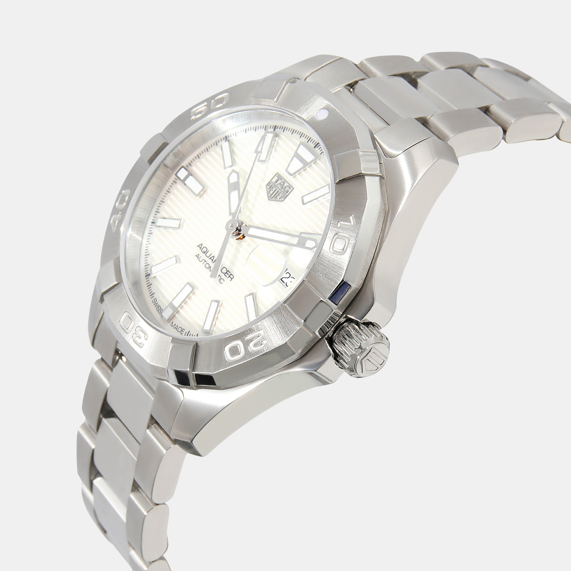 

Tag Heuer White Stainless Steel Aquaracer WBD2311.BA0740 Women's Wristwatch 32 mm