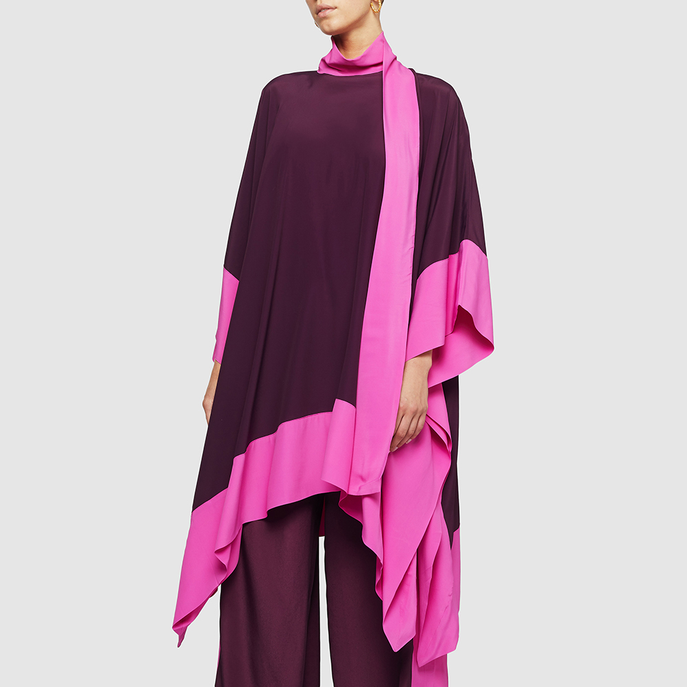 

Taller Marmo Purple After Pilates Colour Block Kaftan Size OS