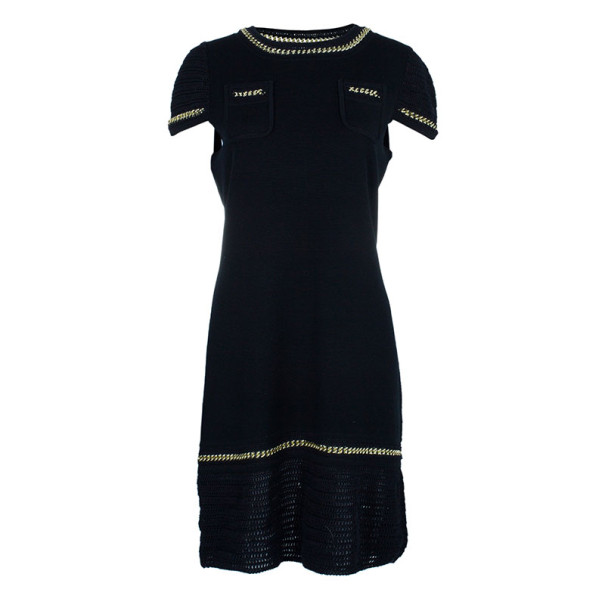 Temperley London Mini Dominica Chain Detail Dress XL