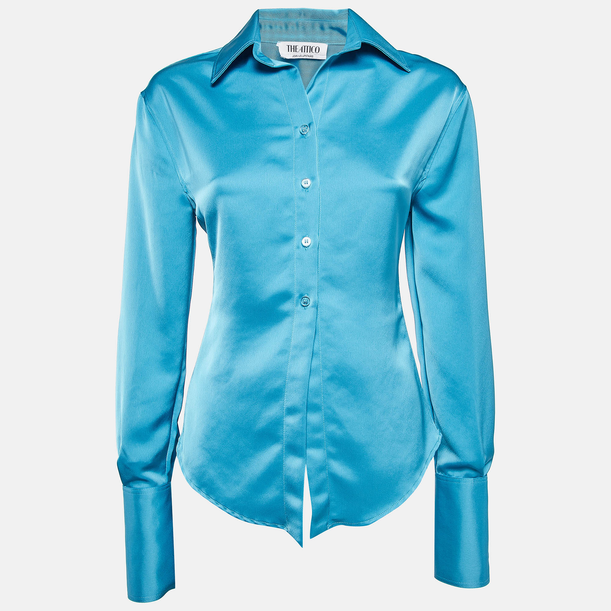 

The Attico Blue Buttoned Front Shirt S