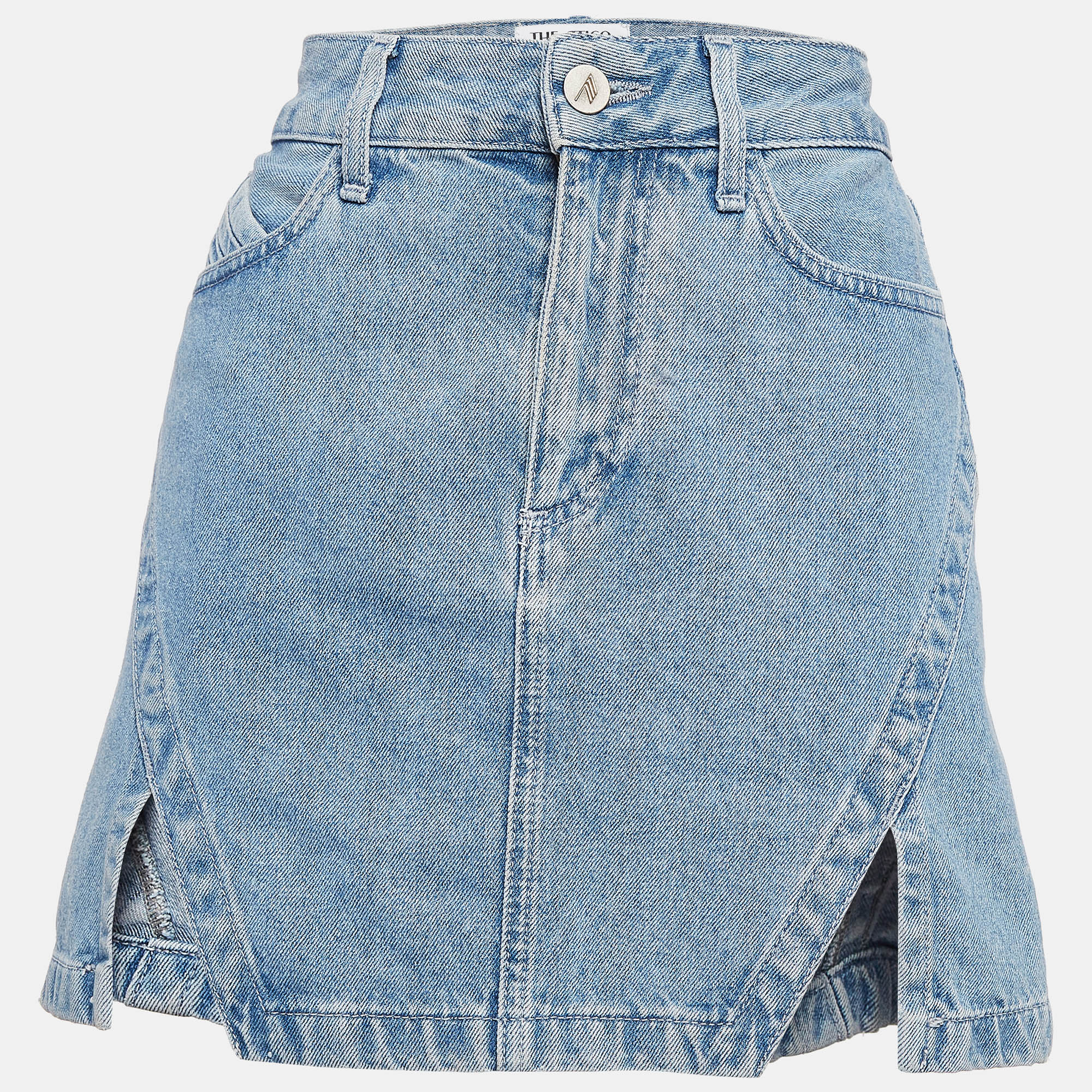 

The Attico Blue Lula Denim Mini Skirt S