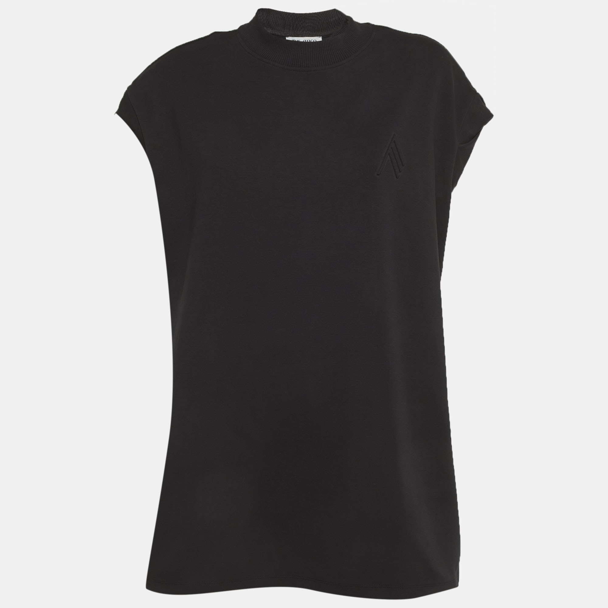 

The Attico Black Jersey Laurie T-Shirt M