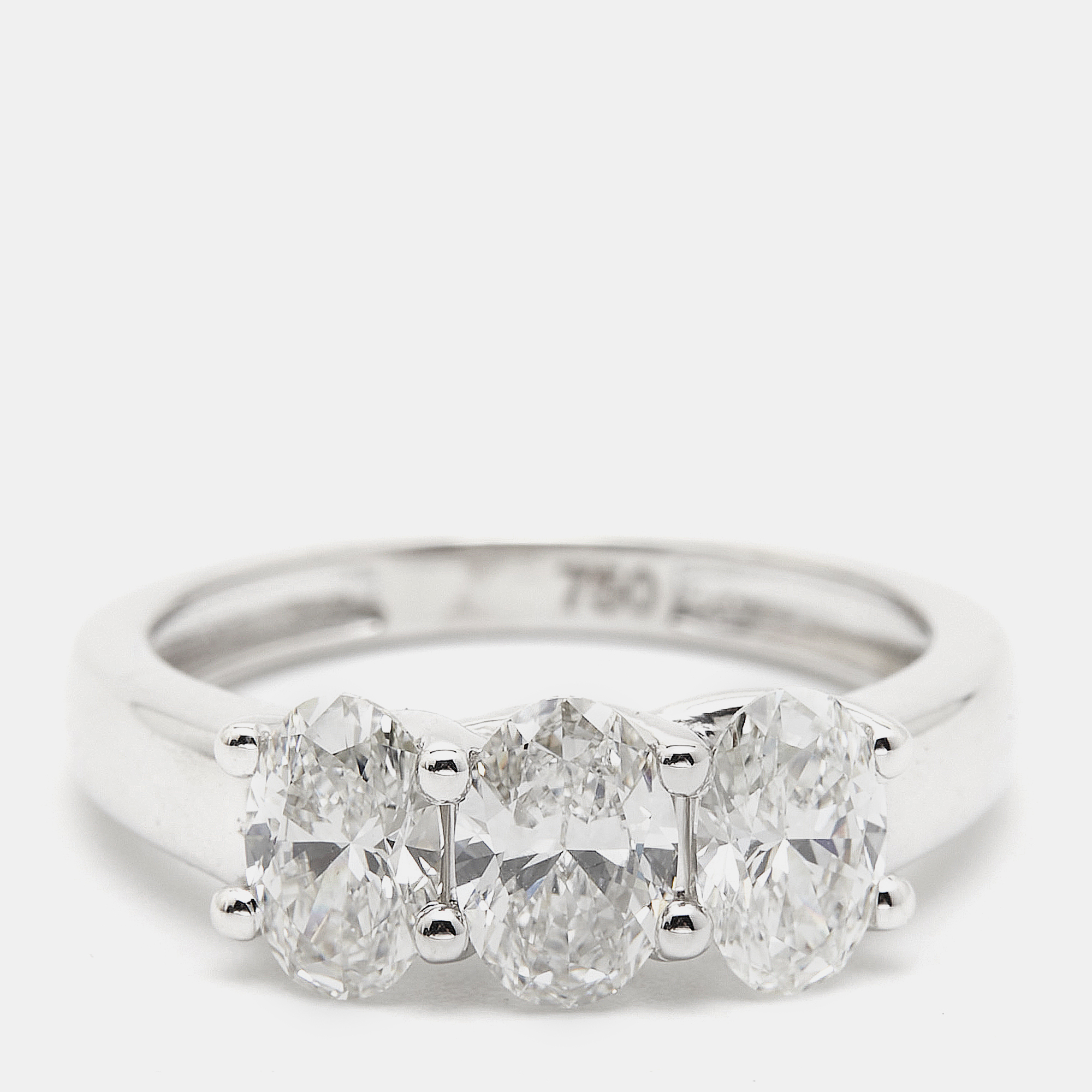 

Diamond Edit 18k White Gold Lab Grown Diamond 1.75 cts Ring Size