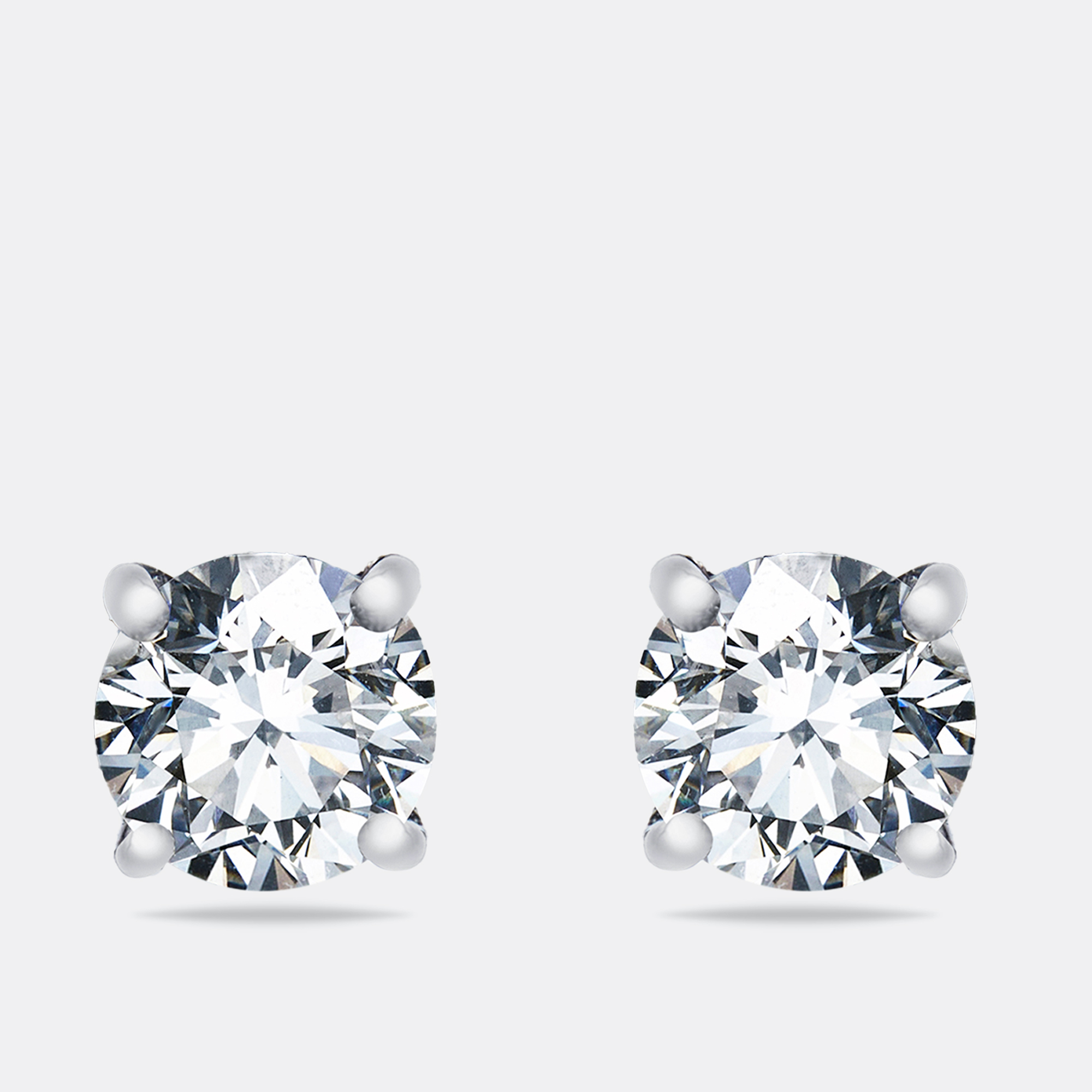 

The Diamond Edit Lab Grown Diamonds 1.10 cts White Gold Stud Earrings