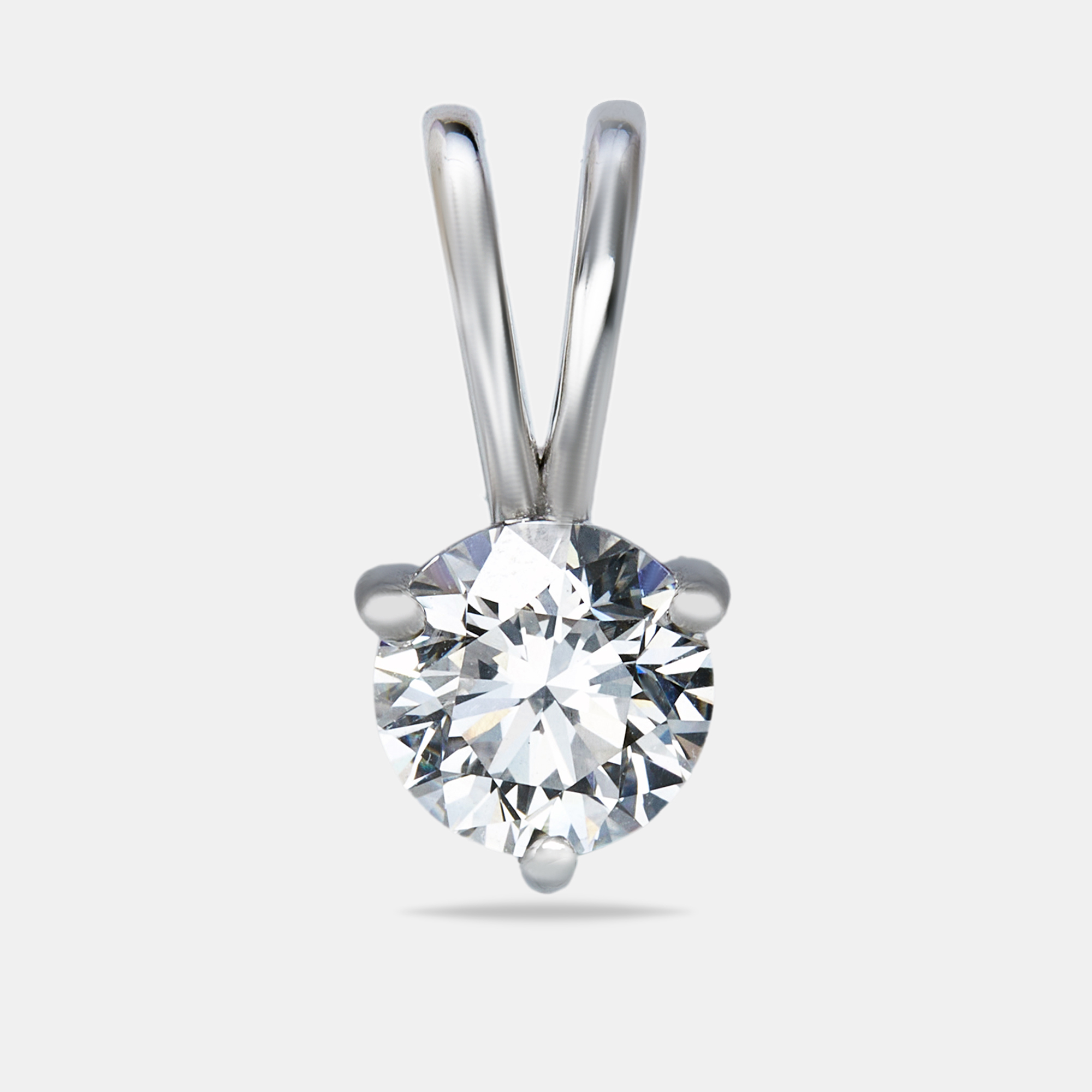 

The Diamond Edit Lab Grown Diamond 1.07 cts White Gold Solitare Pendant