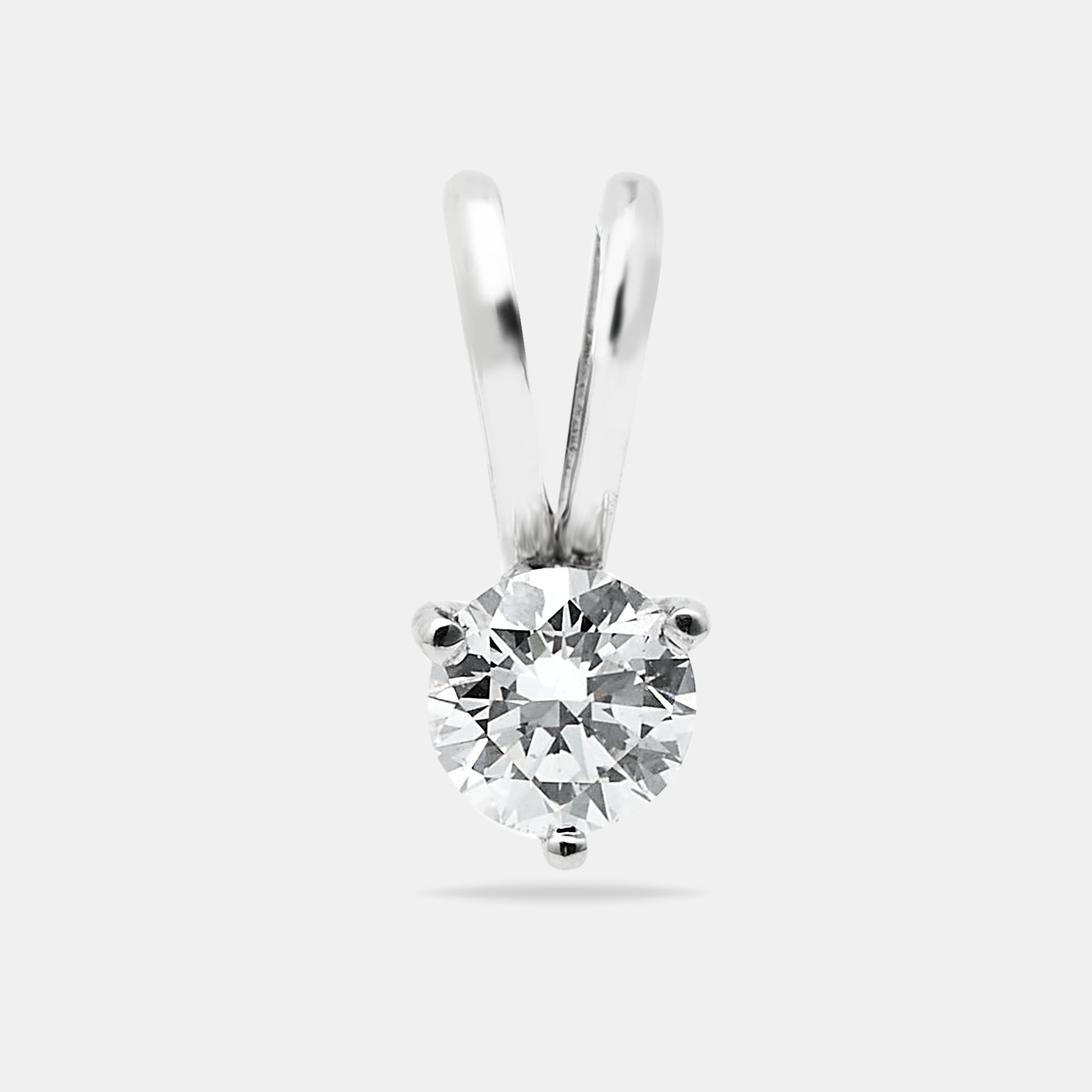 

The Diamond Edit Lab Grown Diamond 0.56 ct White Gold Pendant