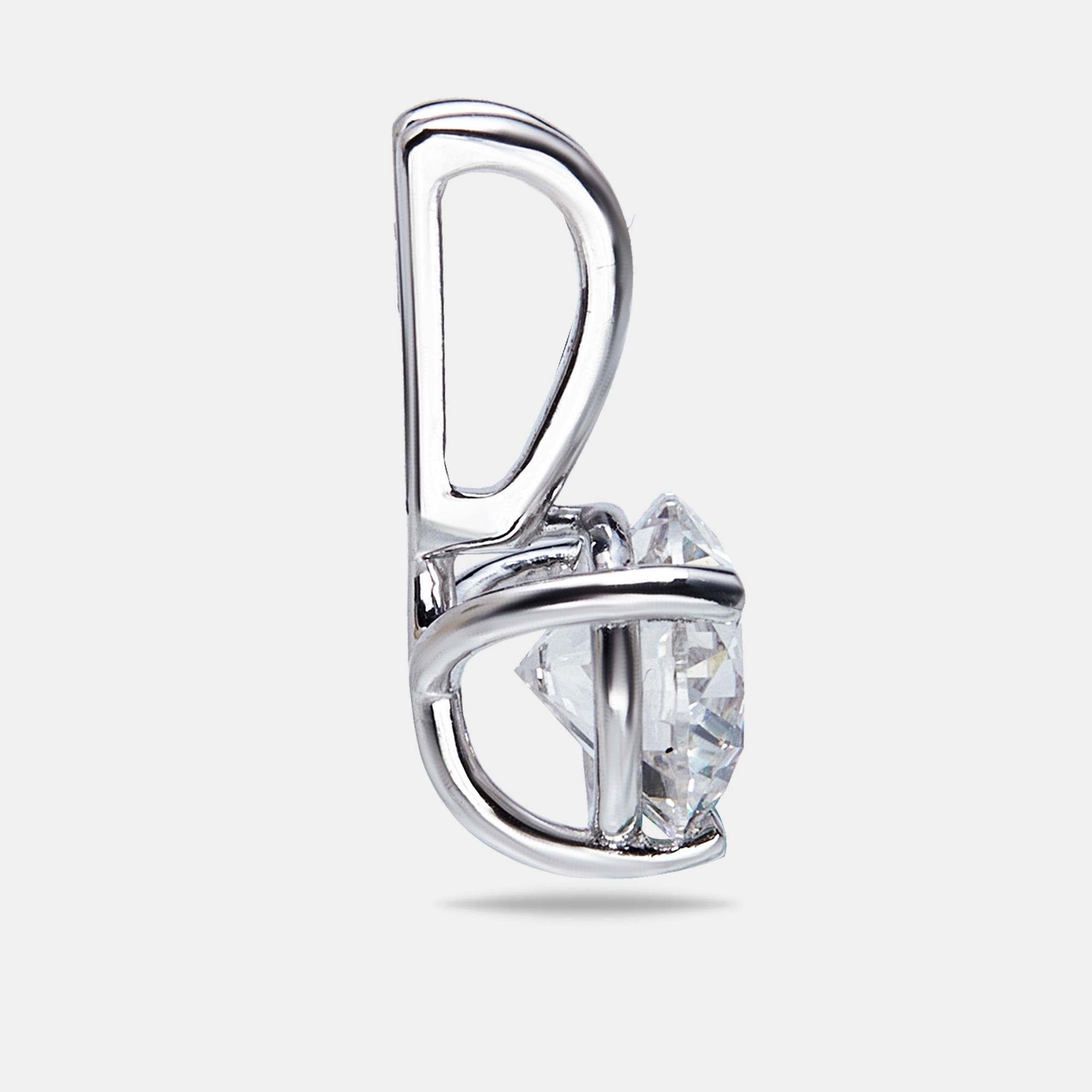 The Diamond Edit Lab Grown Diamond 0.56 ct White Gold Pendant 