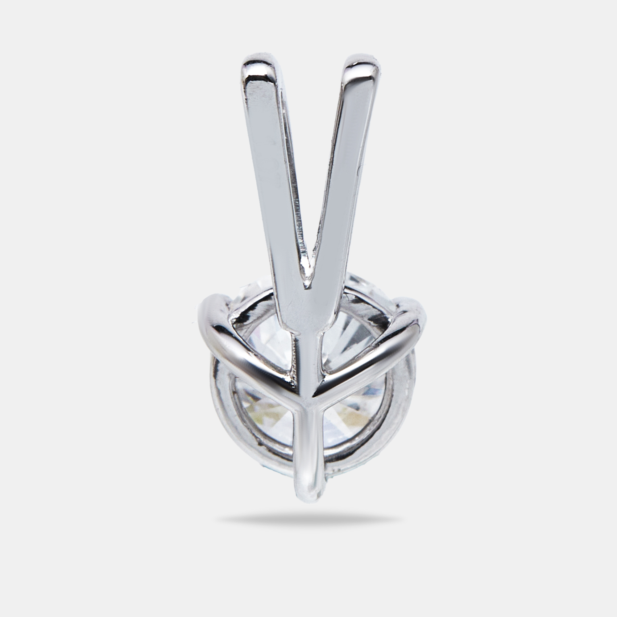 The Diamond Edit Lab Grown Diamond 0.56 ct White Gold Pendant 