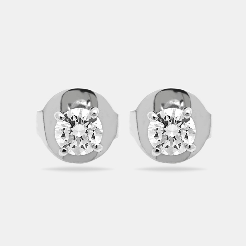 

The Diamond Edit Lab Grown Diamonds 0.65 cts White Gold Stud Earrings