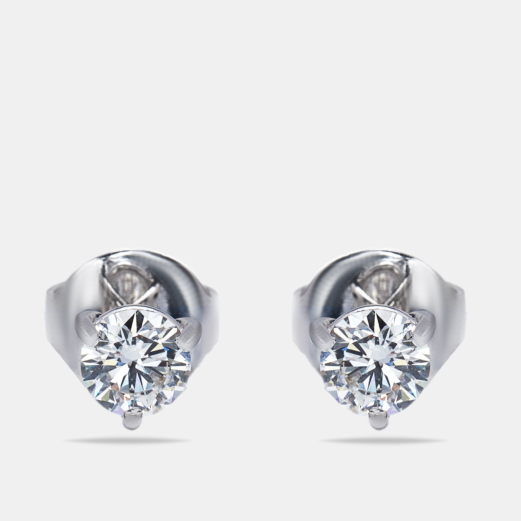 

The Diamond Edit Lab Grown Diamond 1.02 ct White Gold Stud Earrings