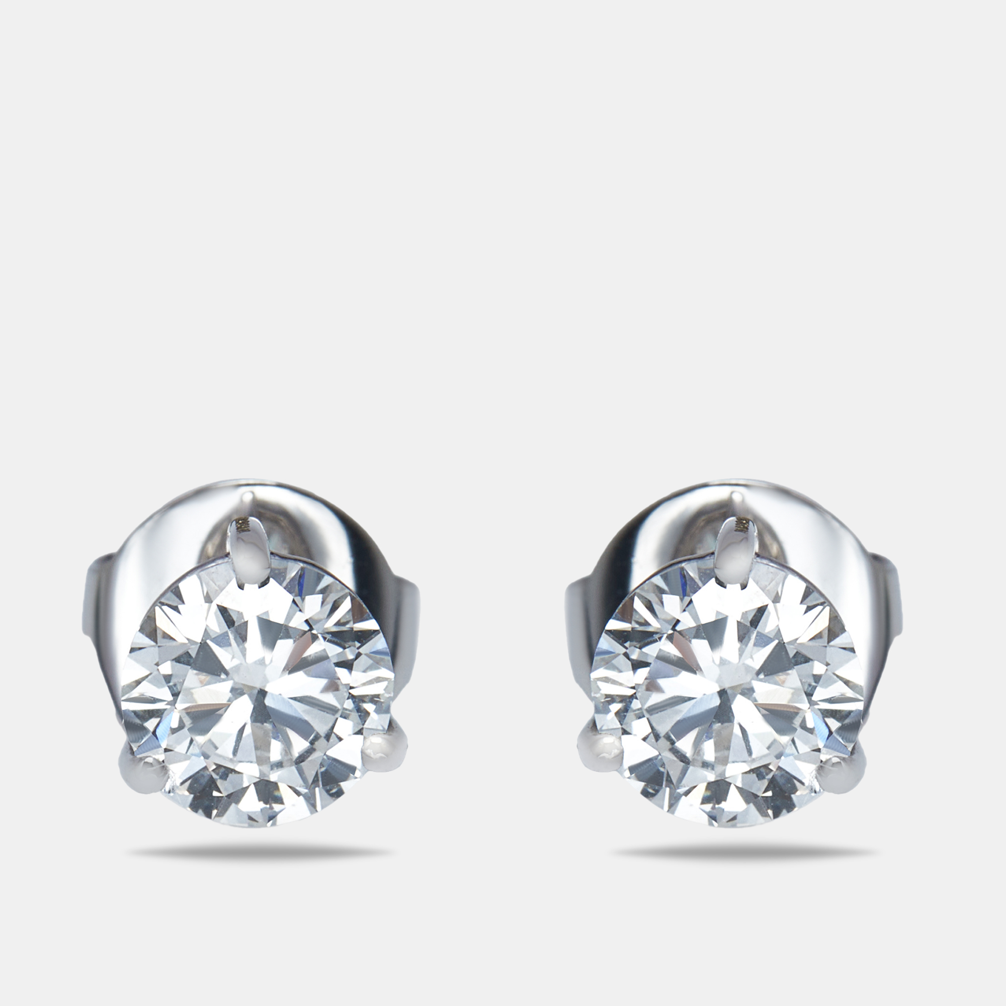 

The Diamond Edit Lab Grown Diamond 2.00 cts White Gold Stud Earrings