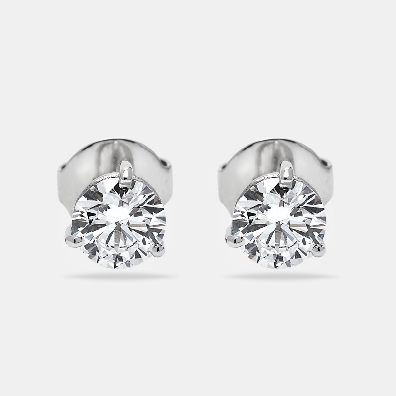 

The Diamond Edit Lab Grown Diamond 2.00 cts White Gold Stud Earrings