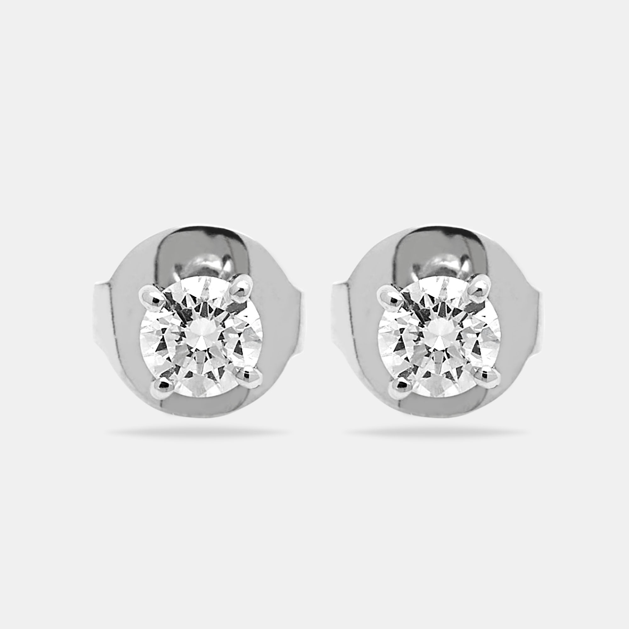 

The Diamond Edit Lab Grown Diamonds 0.67 cts White Gold Solitaire Stud Earrings