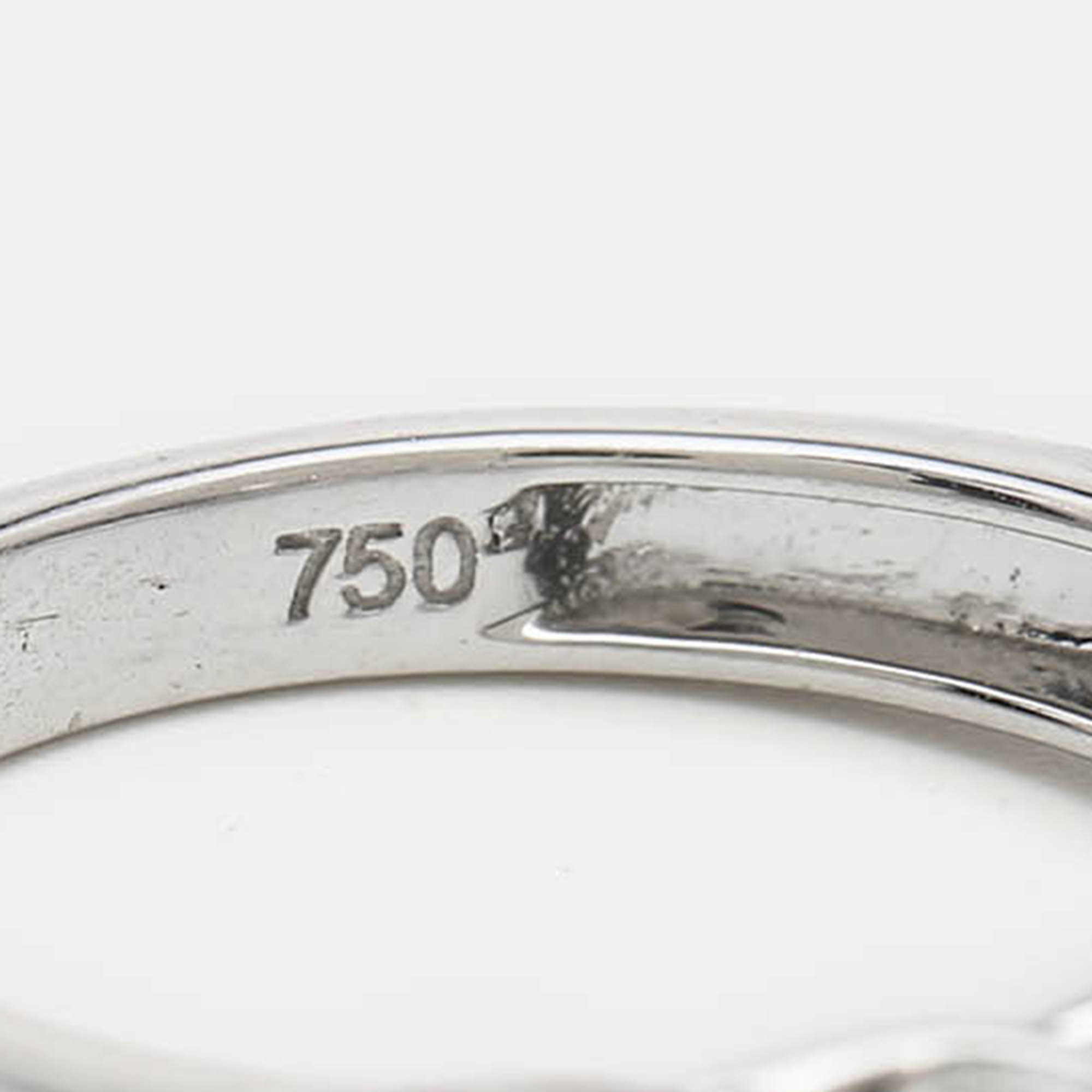 18k White Gold Oval Brilliant Lab Grown Diamonds Ring (Approx 2.23 cts) 